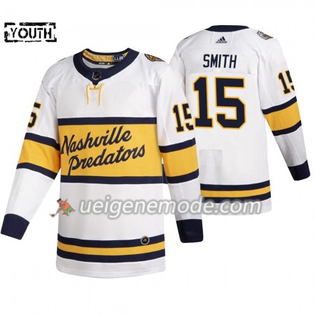 Kinder Eishockey Nashville Predators Trikot Craig Smith 15 Adidas 2020 Winter Classic Authentic